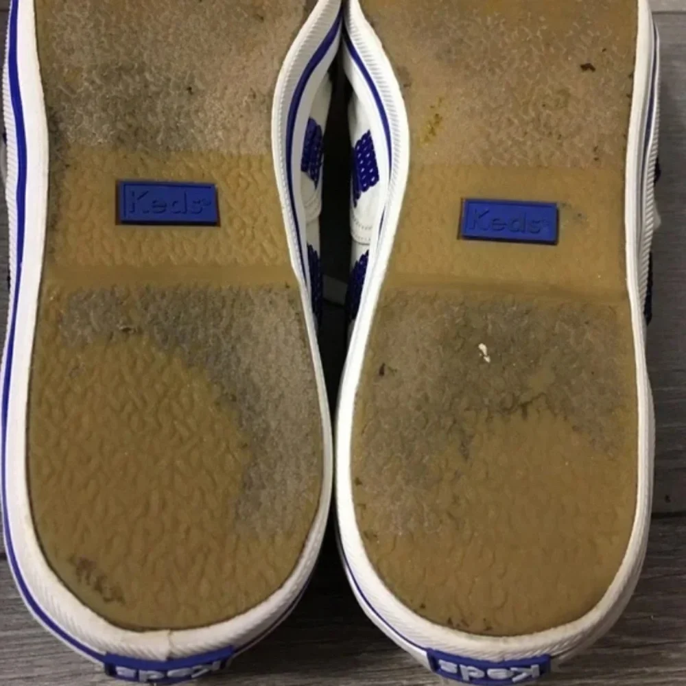 🌟HOST PICK🌟 Kate Spade x KEDS Kick Blue Sequin Striped Sneaker Sz 9 - Picture 10 of 11